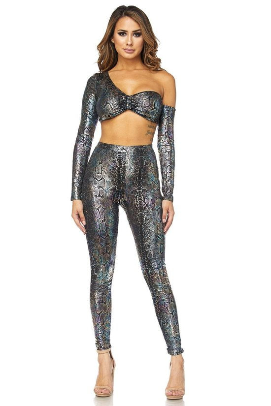 "SNAKE" Two Piece - Stilletoes Plus KV
