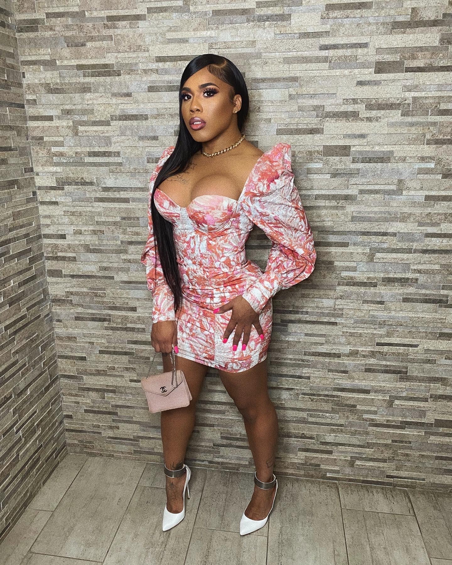 “Fleuriste” floral print dress