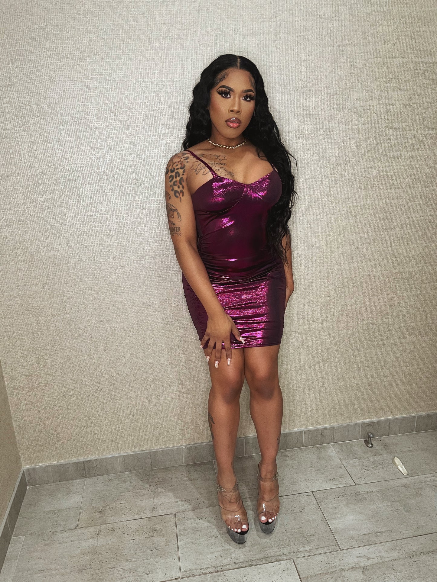 “Pink Mirror” dress