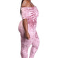 Pink Velvet Jumpsuit - Stilletoes Plus KV
