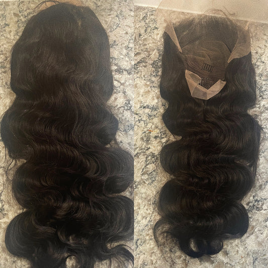 22” Natural Body Wave Frontal Wig