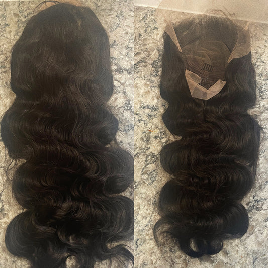 Natural Body Wave Frontal Wig