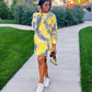 “Swagg” shirt dress with fanny pack - Stilletoes Plus KV