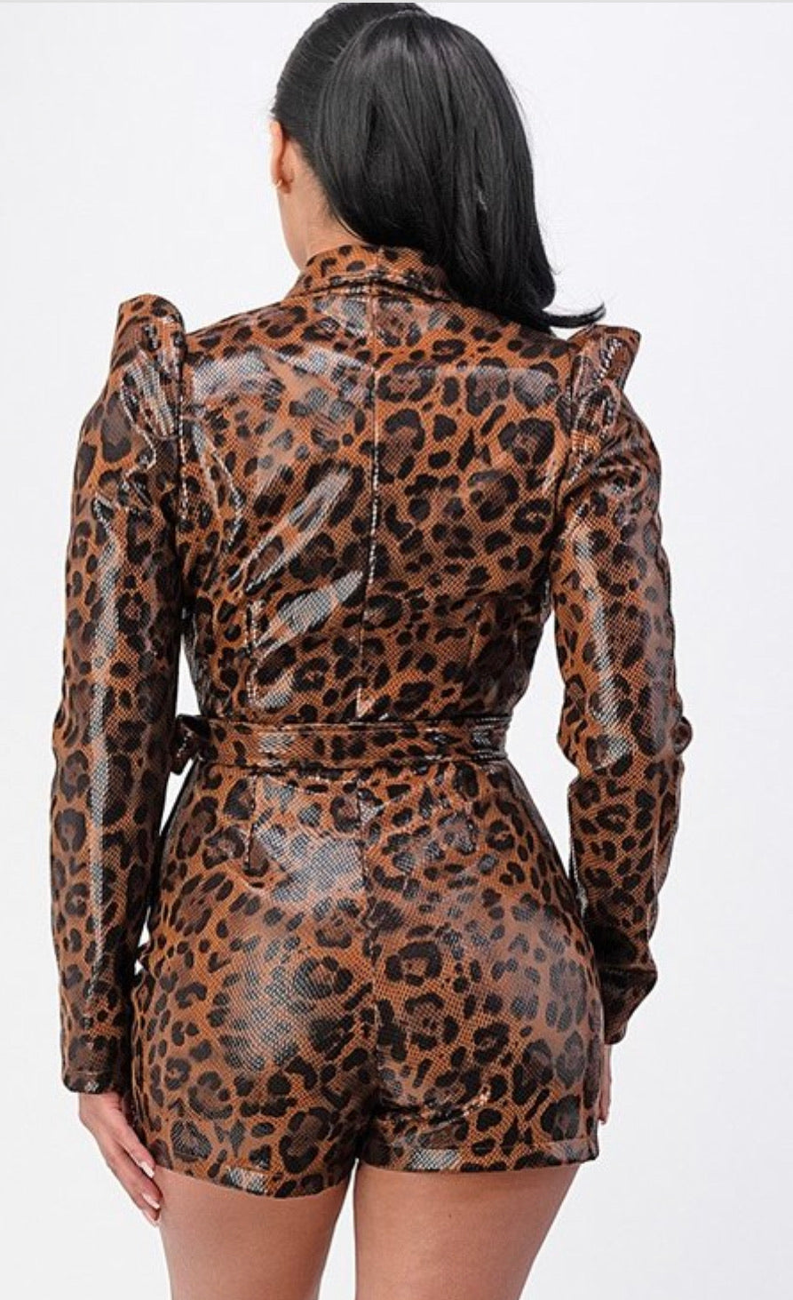 “Ms Sophisticated” leopard jumpsuit
