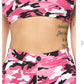 “Pink Squad”   Pink Camouflage Two Piece Jogger Set - Stilletoes Plus KV